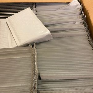 Poly bubble mailers - self seal